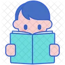 Boy Reading  Icon
