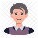 Boy Smiling  Icon