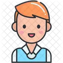 Boy Student  Icon