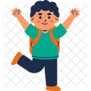 Boy Student  Icon