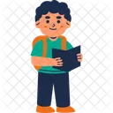 Boy Student  Icon
