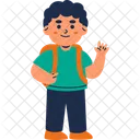 Boy Student  Icon