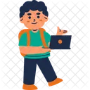 Boy Student  Icon