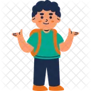 Boy Student  Icon