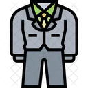 Boy Suit Suit Trousers Icon