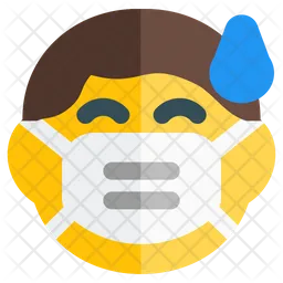 Boy Sweat Emoji Icon