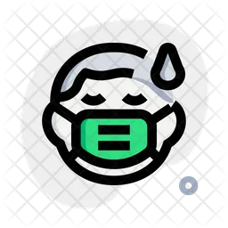 Boy Sweat Emoji Icon
