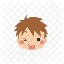 Boy Emoji Stick Out Tongue Icon