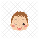 Boy Emoji Stick Out Tongue Icon