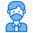 Man Male Medical Masks Icon