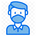 Man Male Medical Masks Icon