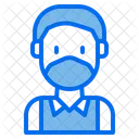 Man Male Medical Masks Icon