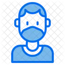 Man Male Medical Masks Icon