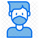 Man Male Medical Masks Icon