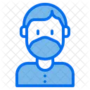 Man Male Medical Masks Icon