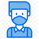 Man Male Medical Masks Icon