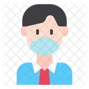 Man Male Medical Masks Icon