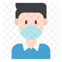 Man Male Medical Masks Icon
