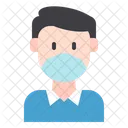 Man Male Medical Masks Icon
