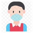 Man Male Medical Masks Icon