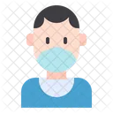 Man Male Medical Masks Icon