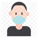 Man Male Medical Masks Icon