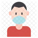 Man Male Medical Masks Icon