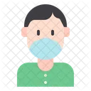 Man Male Medical Masks Icon