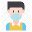 Man Male Medical Masks Icon