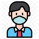 Man Male Medical Masks Icon