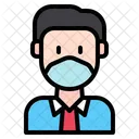 Man Male Medical Masks Icon