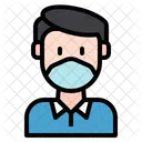 Man Male Medical Masks Icon