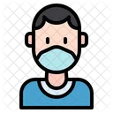 Man Male Medical Masks Icon