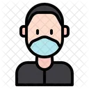 Man Male Medical Masks Icon