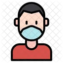 Man Male Medical Masks Icon