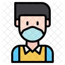 Man Male Medical Masks Icon