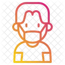 Boy With Mask Kid Young Icon
