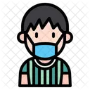 Boy With Mask Kid Young Icon