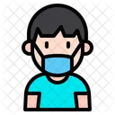 Boy With Mask Kid Young Icon