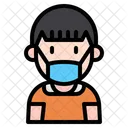 Boy With Mask Kid Young Icon