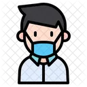 Boy With Mask Kid Young Icon