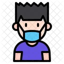 Boy With Mask Kid Young Icon