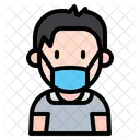 Boy With Mask Kid Young Icon