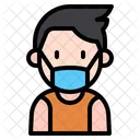 Boy With Mask Kid Young Icon
