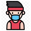 Boy With Mask Kid Young Icon
