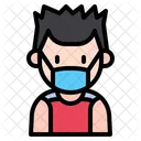 Boy With Mask Kid Young Icon