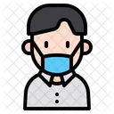 Boy With Mask Kid Young Icon
