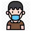 Boy With Mask Kid Young Icon