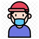 Boy With Mask Kid Young Icon