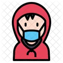 Boy With Mask Kid Young Icon